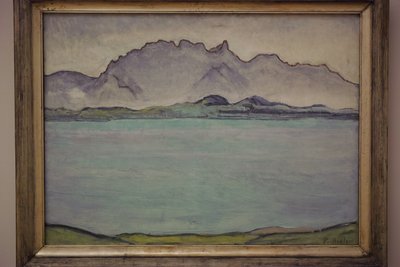 Lake Thun with Stockhorn Range by Ferdinand Hodler